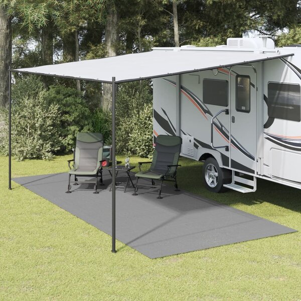 VidaXL Koberec ke stanu [4008444] Barva: antracitová, Velikost: 4 x 2.5 m