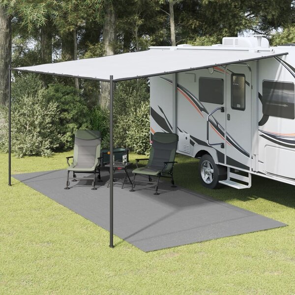 VidaXL Koberec ke stanu [4008444] Barva: antracitová, Velikost: 4 x 2.5 m