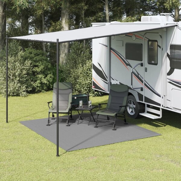 VidaXL Koberec ke stanu [4008444] Barva: antracitová, Velikost: 4 x 2.5 m