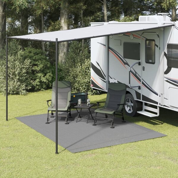 VidaXL Koberec ke stanu [4008444] Barva: antracitová, Velikost: 4 x 2.5 m