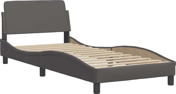 VidaXL Rám postele bez matrace Zadar umělá kůže [3208166] Barva: Černobílý, Velikost: 90 x 200 cm