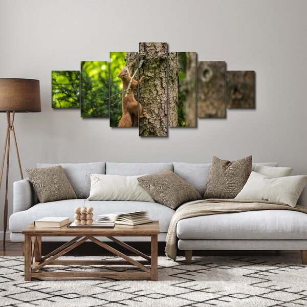 Obraz - Veverka (210x100 cm)