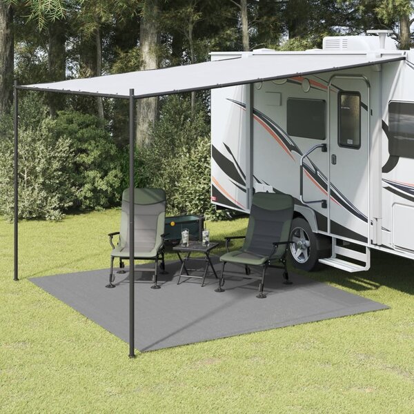 VidaXL Koberec ke stanu [4008444] Barva: antracitová, Velikost: 4 x 2.5 m