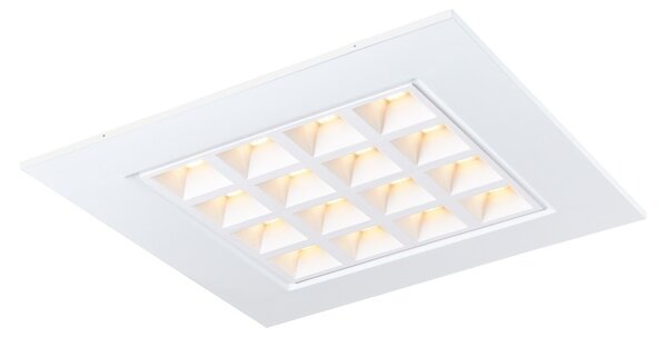 LA 1003078 PAVANO 620x620 Indoor, stropní vestavné LED svítidlo, bílé, 3000K, UGR<19 - BIG WHITE (SLV)
