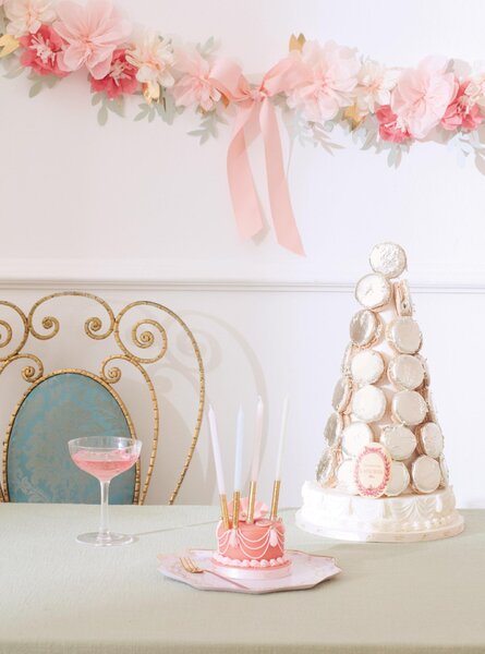 Dortové svíčky Ladurée Paris Gold Dipped - 16 ks
