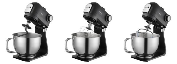 Concept RM8000 - Kuchyňský robot s nerezovou mísou 1200W/230V černá