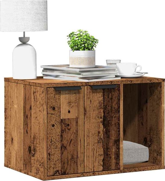VidaXL Skříňka na kočičí záchod artisan kompozit [857726] Barva: Betonová šedá, Velikost: 60 x 40 x 40 cm