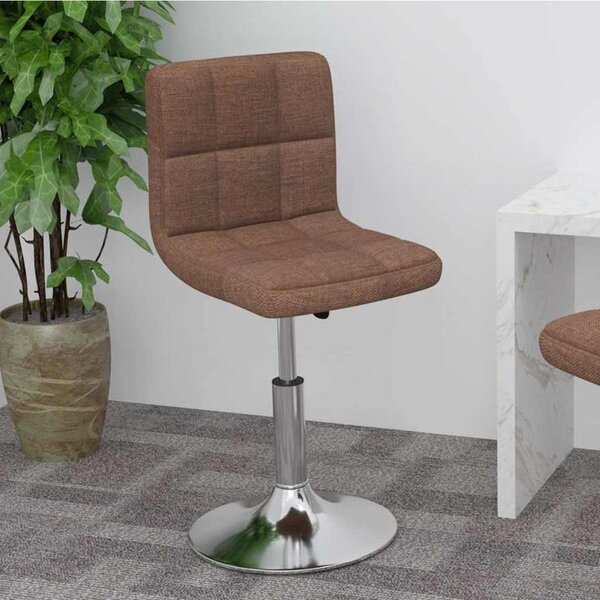 VidaXL Otočná barová židle textil [334208] Barva: Tmavě šedá
