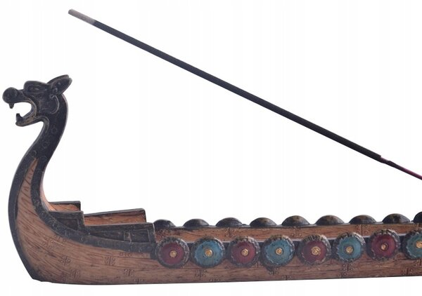 Stojan na vonné tyčinky Drakkar Loď Vikingů Dragon Boat Dračí Loď