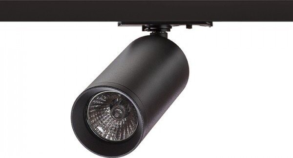 BELENOS pro jednookr. lištu černá 230V LED GU10 9W - RED - DESIGN RENDL