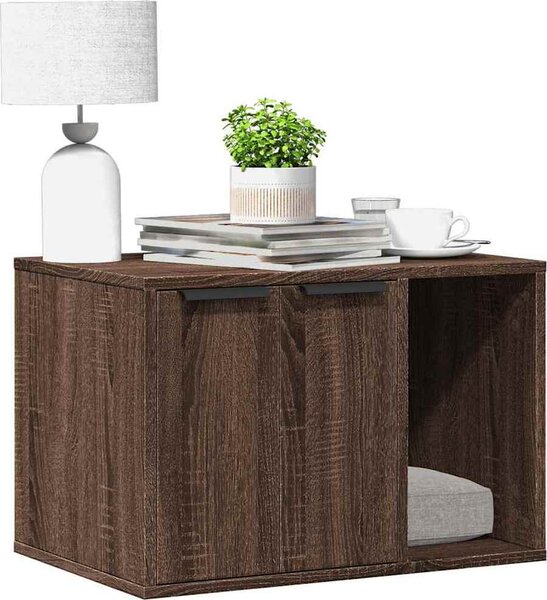 VidaXL Skříňka na kočičí záchod artisan kompozit [857726] Barva: Betonová šedá, Velikost: 60 x 40 x 40 cm