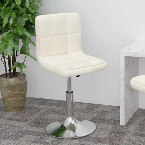 VidaXL Otočná barová židle textil [334208] Barva: Tmavě šedá