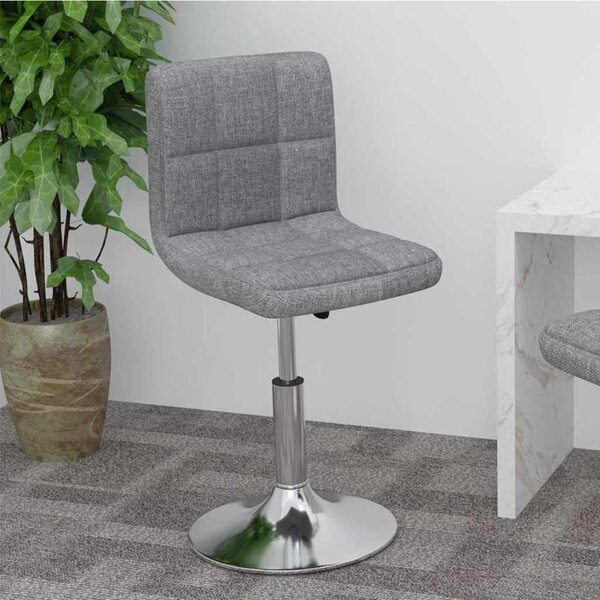 VidaXL Otočná barová židle textil [334208] Barva: Tmavě šedá