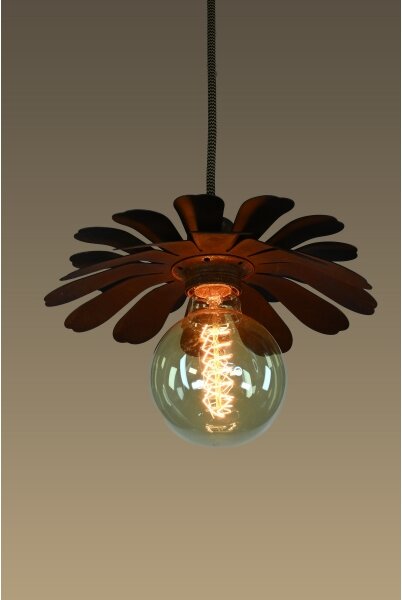 Bohemia-Design - Lustr na lanku 1xE27/60W/230V bronzová
