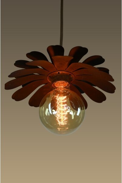 Bohemia-Design - Lustr na lanku 1xE27/60W/230V bronzová