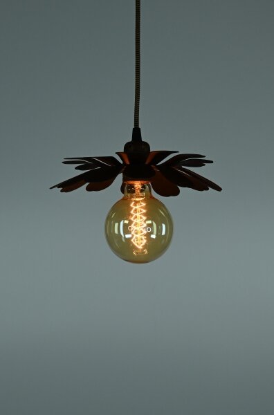 Bohemia-Design - Lustr na lanku 1xE27/60W/230V bronzová