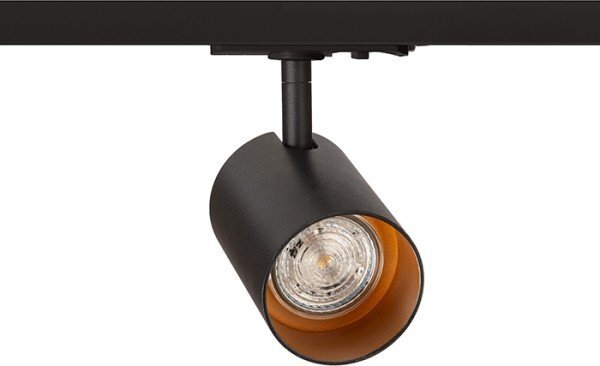CONNOR pro jednookr. lištu černá/zlatá 230V LED GU10 10W - RED - DESIGN RENDL