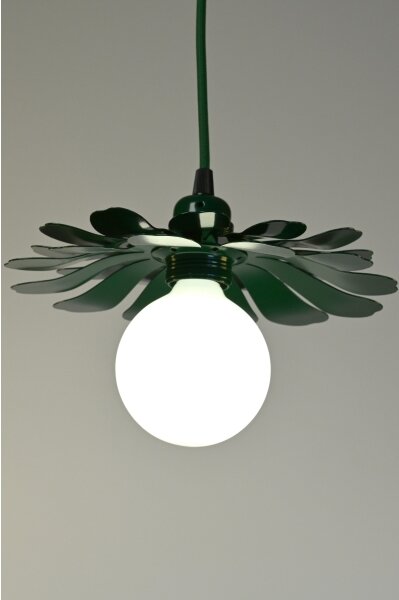 Bohemia-Design - Lustr na lanku 1xE27/60W/230V zelená