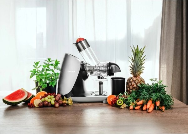 Concept LO7250 - Horizontální šnekový odšťavňovač 200W/230V černá/nerez