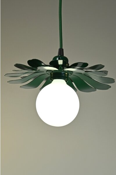 Bohemia-Design - Lustr na lanku 1xE27/60W/230V zelená