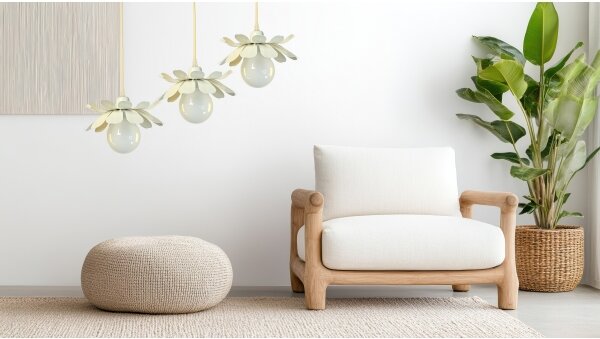 Bohemia-Design - Lustr na lanku 1xE27/60W/230V krémová