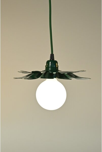 Bohemia-Design - Lustr na lanku 1xE27/60W/230V zelená