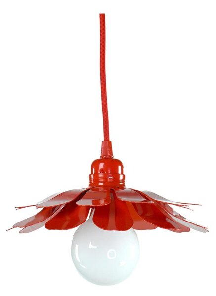 Bohemia-Design - Lustr na lanku 1xE27/60W/230V červená