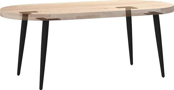 VidaXL Nohy konferenčního stolku kuželového tvaru 4 ks ocel ocel [4012508] Barva: Černá, Velikost: 42-43 cm