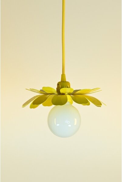 Bohemia-Design - Lustr na lanku 1xE27/60W/230V žlutá