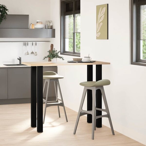 VidaXL Nohy barového stolu 4 ks ocelové [4012482] Barva: Bílá, Velikost: 42-44 cm (40 mm)