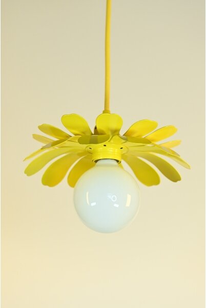 Bohemia-Design - Lustr na lanku 1xE27/60W/230V žlutá