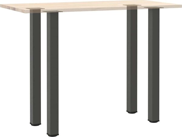 VidaXL Nohy barového stolu 4 ks ocelové [4012482] Barva: Bílá, Velikost: 42-44 cm (40 mm)