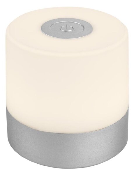 Briloner -LED Stm nab dotyk venkovní stolní lampa LED/2W/5V 2700K IP44 mat chrom