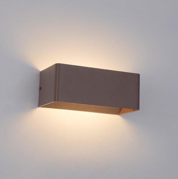 Brilagi - LED Venkovní nástěnné svítidlo DONNANI LED/7W/230V hnědá IP44