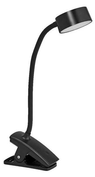 Ledvance-LED Stm dotyk stolní lampa s klip CYLINDER LED/4,8W/5V 3000-6500K černá
