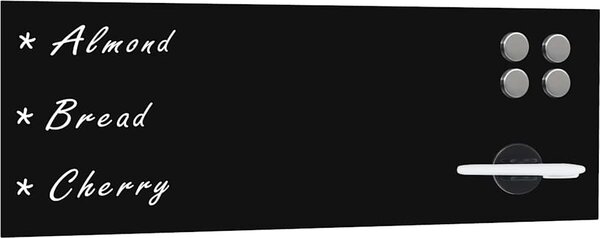 VidaXL Nástěnná magnetická tabule skleněná [285371] Barva: Bílá, Velikost: 120 x 60 cm