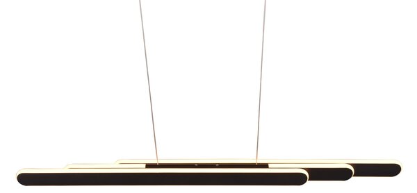 Trio Leuchten 343310332 HELIOS - LED svítidlo nad stůl, dotykem stmívatelné, LED 48W, 2700K - 6500K, šířka max 130cm (Dotykem stmívatelné svítidlo nad jídelní stůl s možností změny barvy světla)