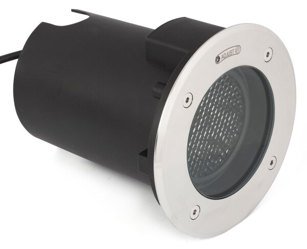 FARO 70310 - Venkovní nájezdové svítidlo GEISER 1xGU10/8W/230V IK08 IP67 nerez