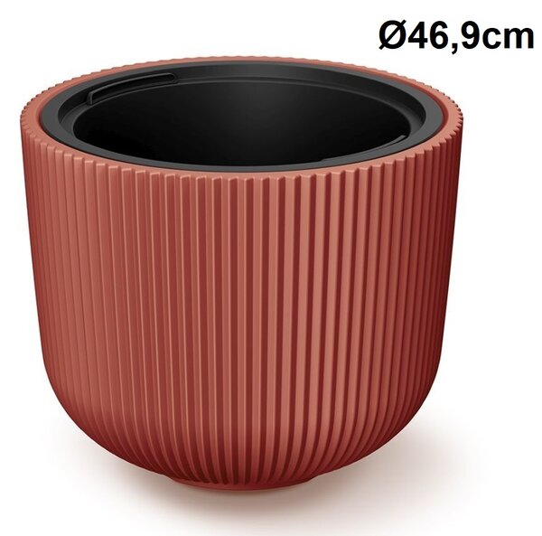 Květináč s vkladem MILLY měď Ø46,9cm