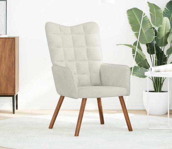 VidaXL Relaxační křeslo samet, celkové rozměry 61,5 x 69 x 95,5 cm [4016814] Barva: Růžová
