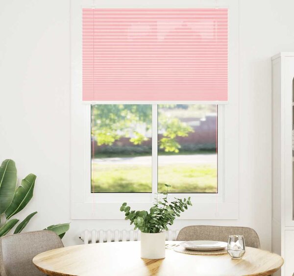 VidaXL Plisovaná roleta Polyester [4015177] Barva: Bílá, Velikost: 60 x 200 cm