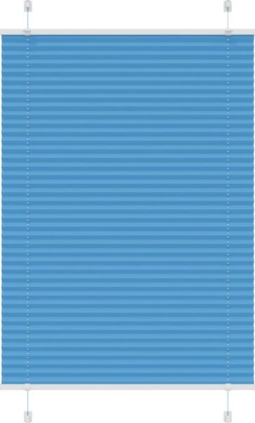 VidaXL Plisovaná roleta Polyester [4015177] Barva: Bílá, Velikost: 60 x 200 cm
