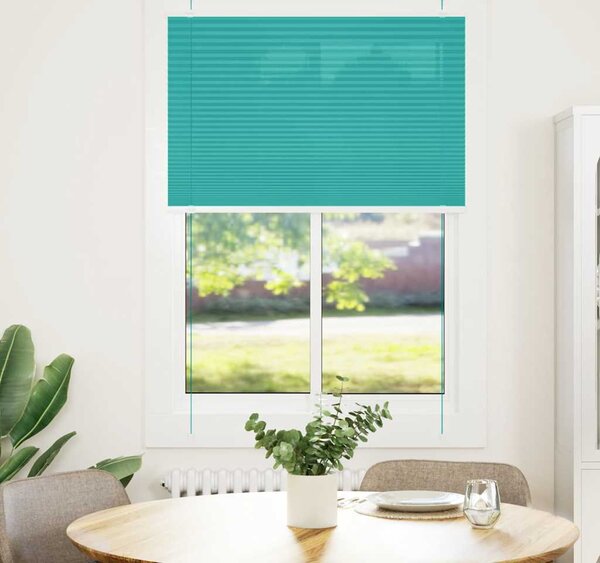 VidaXL Plisovaná roleta Polyester [4015177] Barva: Bílá, Velikost: 60 x 200 cm