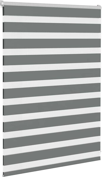 VidaXL Zebra roleta polyester [4014105] Barva: světle šedá, Velikost: 135 x 150 cm