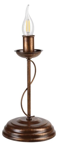 Stolní lampa ANTON 1xE14/60W/230V bronzová