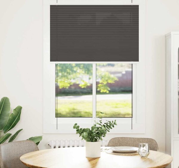 VidaXL Plisovaná roleta Polyester [4015177] Barva: Bílá, Velikost: 60 x 200 cm