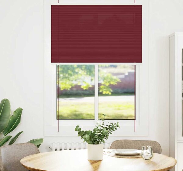 VidaXL Plisovaná roleta Polyester [4015177] Barva: Bílá, Velikost: 60 x 200 cm