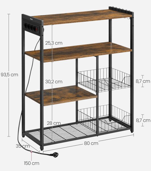 Kuchyňský regál KKS196K01