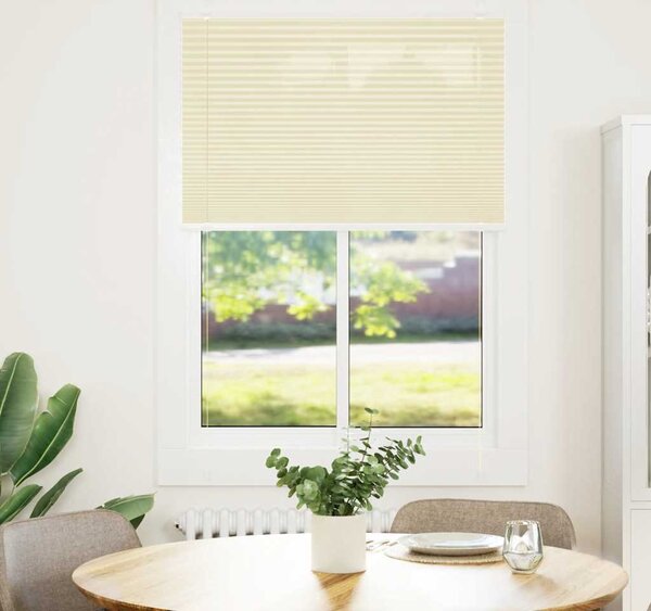 VidaXL Plisovaná roleta Polyester [4015177] Barva: Bílá, Velikost: 60 x 200 cm