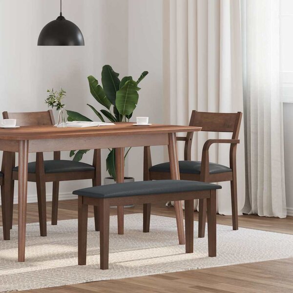 VidaXL Lavice 90 cm z masivního dřeva s gumou [4102595] Barva: Bílo-šedá